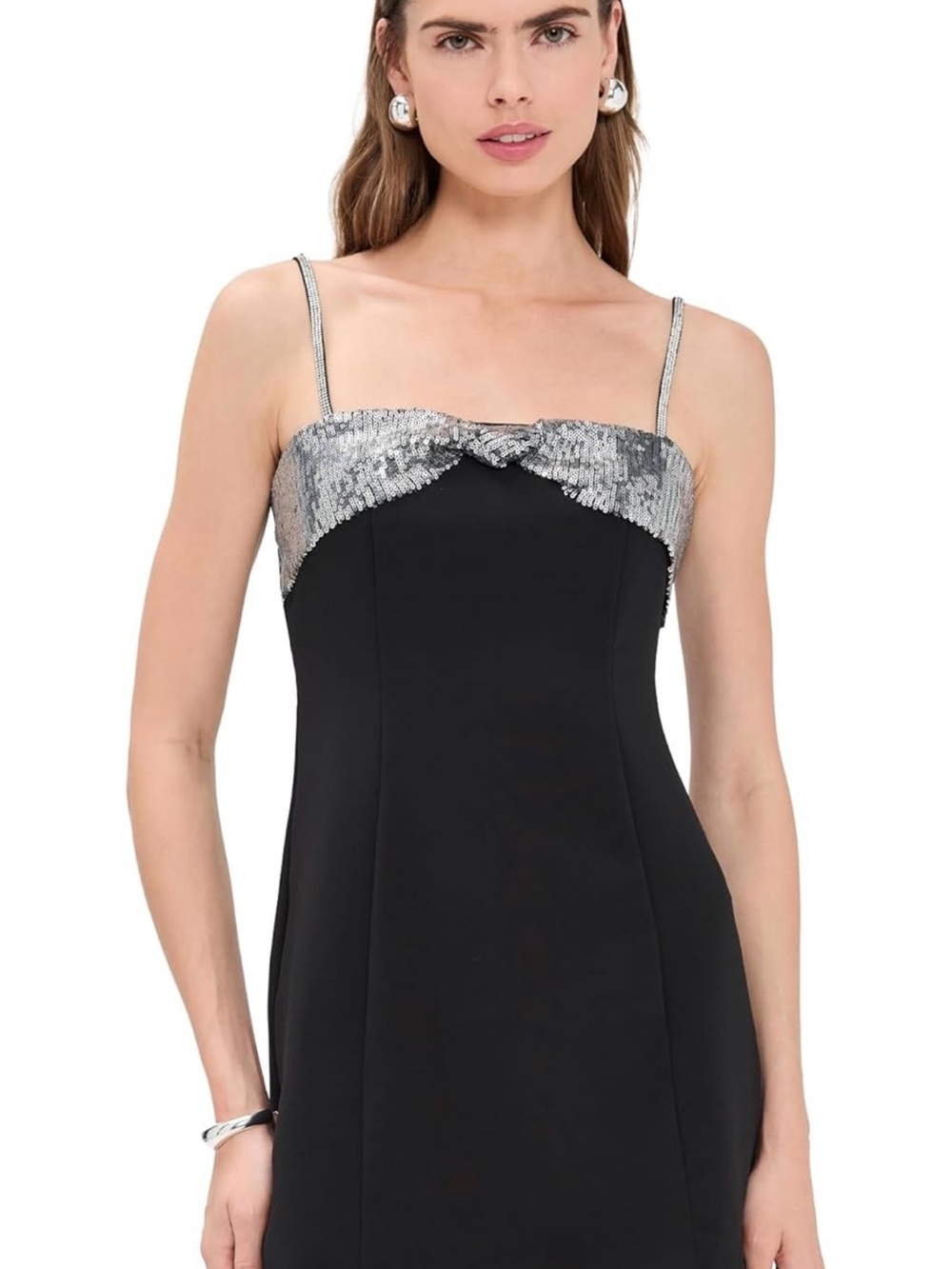 ASTR the Label Halya Sequin Bow Mini Dress